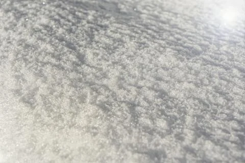 Sun flare on a snow background texture Stock Photos