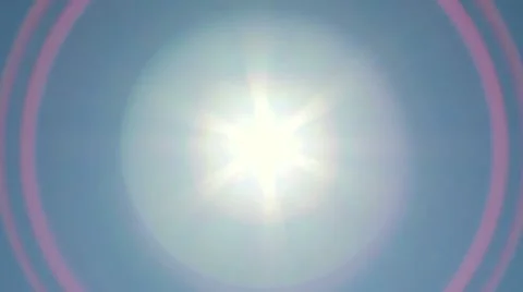 Sun flare zooms 01 Stock Footage 11027121