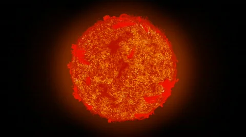 Sun flares. CG. HD. Vidéo 506951