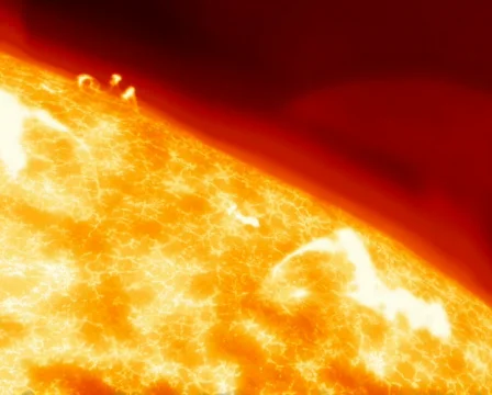 Sun flares PAL Stock Footage 492640