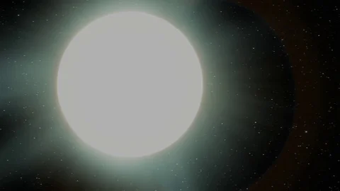 The Sun Flies through Space 2 Stock Footage 84960789