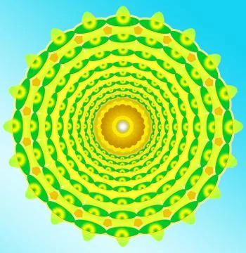 Sun flower Stock Illustration