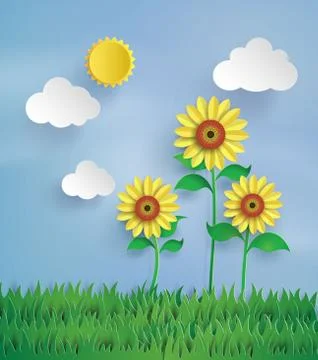 Sun flower Stock Illustration