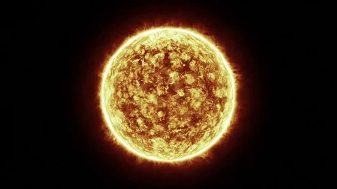 THE SUN Stock Footage 75193692