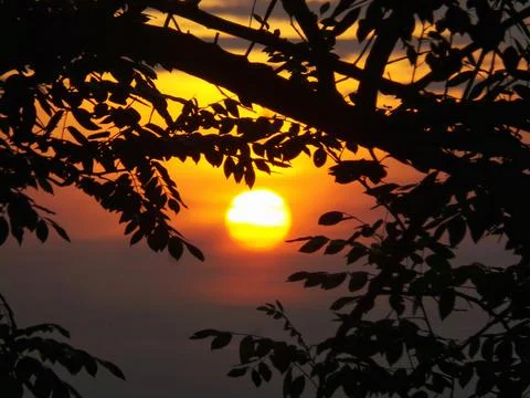 The sun in frame Stock Photos