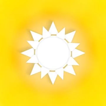 Sun fresh shiny creative design Stock Illustration