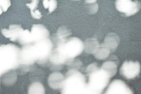 Sun glare on a gray wall Stock Photos