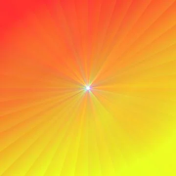 Sun Glare Red Yellow Stock Illustration