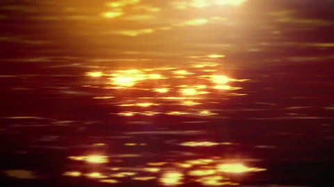 Sun glare reflected in water Stock Footage 231231631