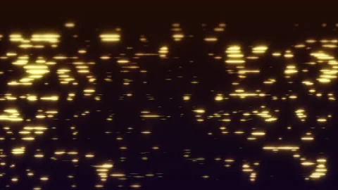 Sun glare reflected in water surface Stock Footage 190558996