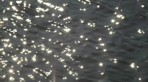 Sun Glare off Water 2 Stock Footage 625796