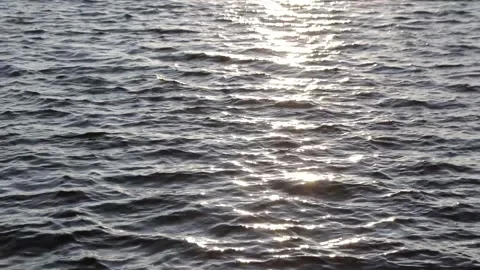 Sun glare on the water Stock Footage 144534499