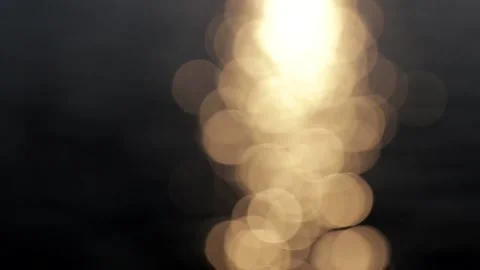 Sun glare on the water Stock Footage 144534519