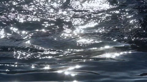 Sun glare on the water Stock Footage 169356082