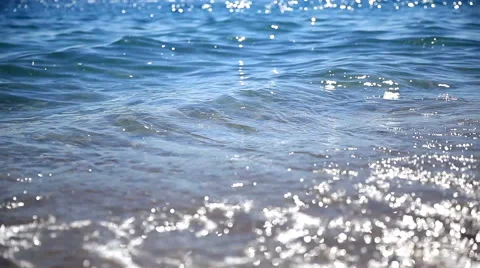 Sun glare on the waves. Video stock 42523041
