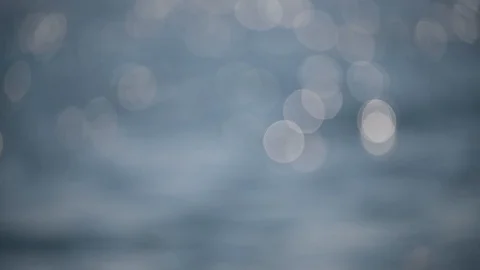 Sun Glares on the Water Surface Stock Footage 120437810