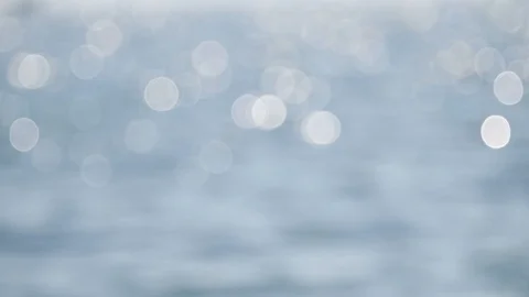 Sun Glares on the Water Surface Stock Footage 120437821