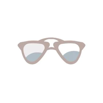 Sun Glasses Icon Clipart Vector Design Isolated Stock Illustration