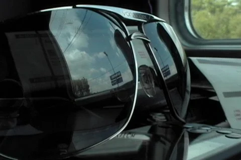 Sun glasses in time lapse Video stock 480434