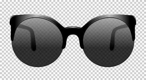 Sun glasses vector illustration realistic Illustrazione stock