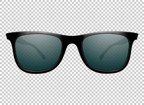 Sun glasses vector illustration realistic Illustrazione stock