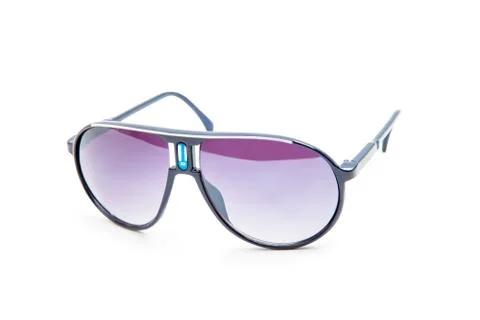 Sun glasses on the white backgrounds 스톡 사진