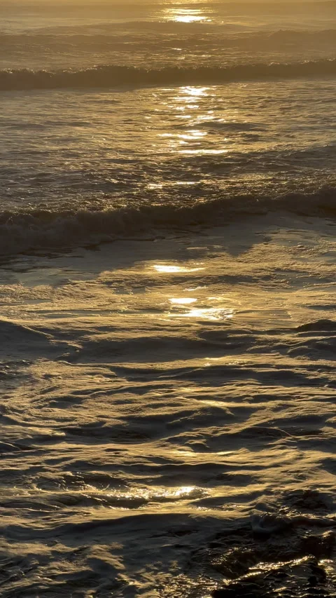 Sun Glistening on Shallow Waves Vidéo 301655205