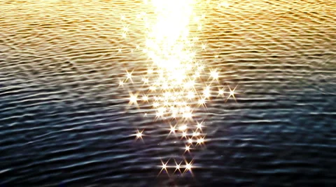 Sun glitter on a lake Stock Footage 957942