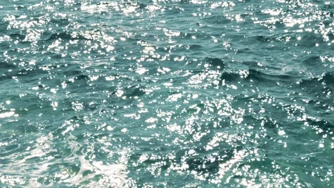 Sun glitter on sea surface. Water surface background. Video stock 90501002