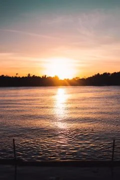 The Sun is Going Down Stock Photos