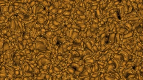 Sun Granulation Texture in Motion with Solar Flare Energy During Deep Space.. Stock Footage 342508119
