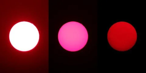 The Sun in H-alpha Stock Photos