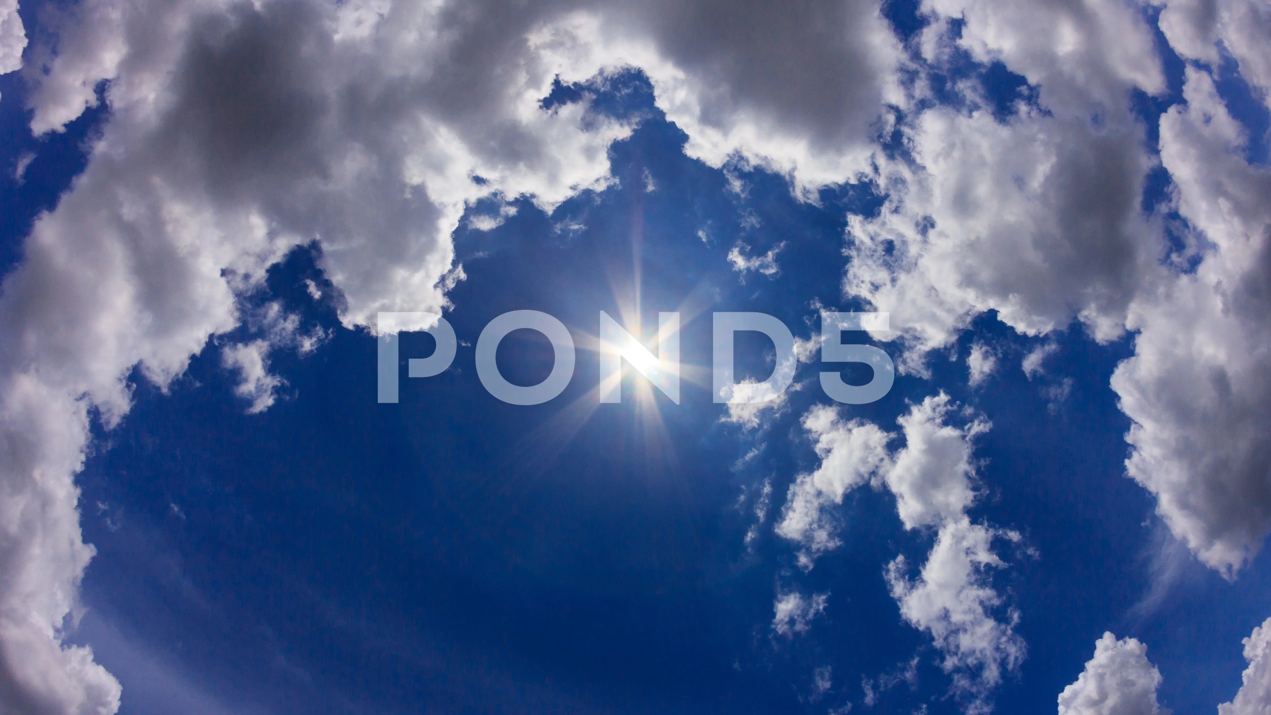 The Sun Halo On Beautiful Sky Background... | Stock Video | Pond5