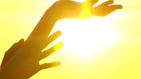 Sun Hands, Desert Sands #1 Stock Footage 35728800