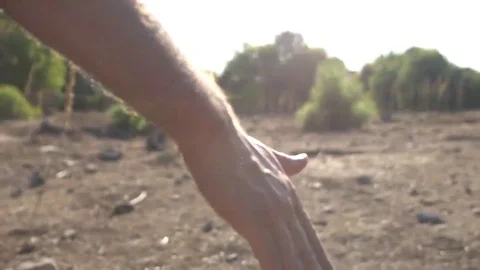 Sun with hands Video stock 69192657