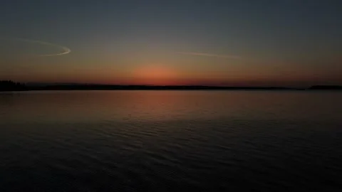 The Sun has Set Video stock 160134681