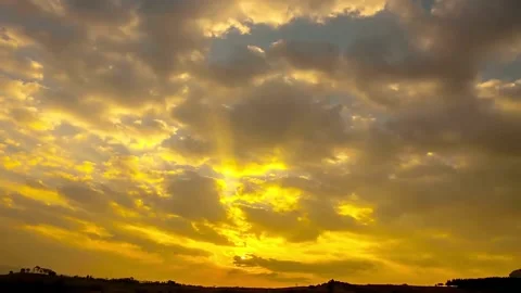 The sun has set Stock Footage 218643412