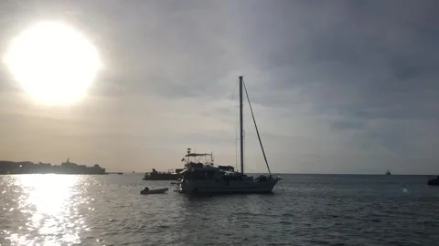 The sun has set Stock Footage 245727736