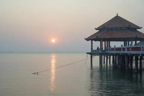 The sun has set Stock Photos