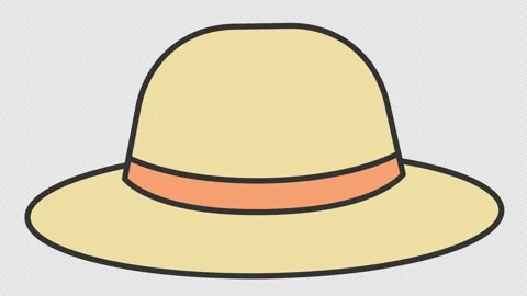 Sun hat 库存影片 342195024