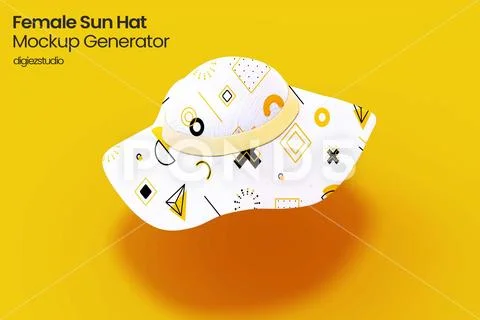Sun Hat Mockup PSD-Vorlage