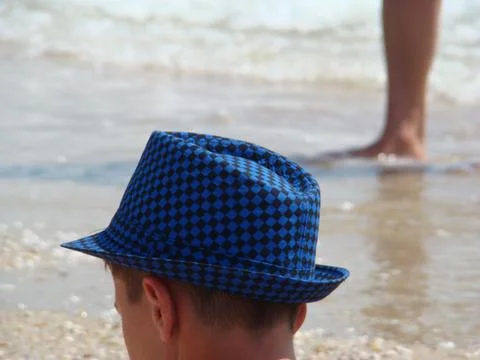 A sun hat 스톡 사진