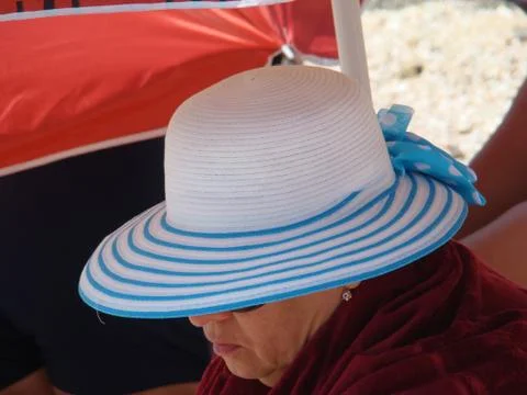 A sun hat Foto stock