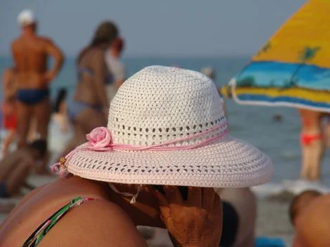 A sun hat Stock Photos