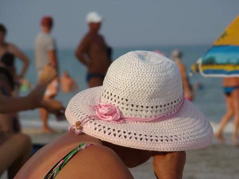 A sun hat Foto stock