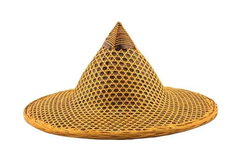 Sun hat on white background Foto stock