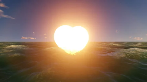 Sun heart Stock-Footage 36440074