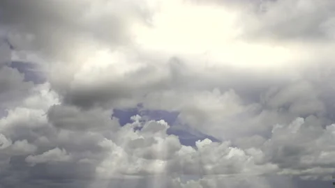 Sun, heat, clouds, global warming Stock Footage 154434246