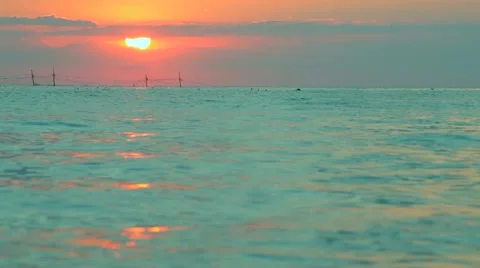 Sun Hides Behind Clouds Stock Footage 52716948