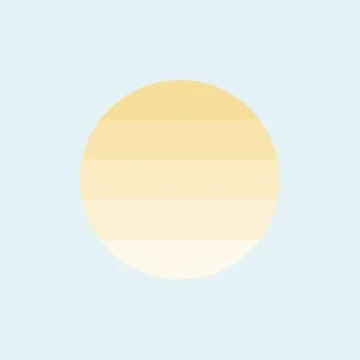 Sun hot flat style icon vector illustration Stock Illustration